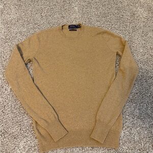 Ralph Lauren Men's Camel Crewneck Sweater